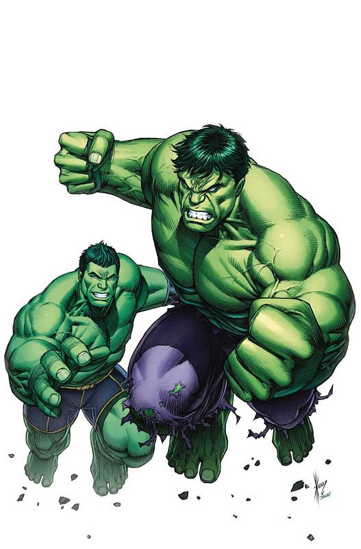 GENERATIONS BANNER HULK & TOTALLY AWESOME HULK #1 KEOWN VARIANT