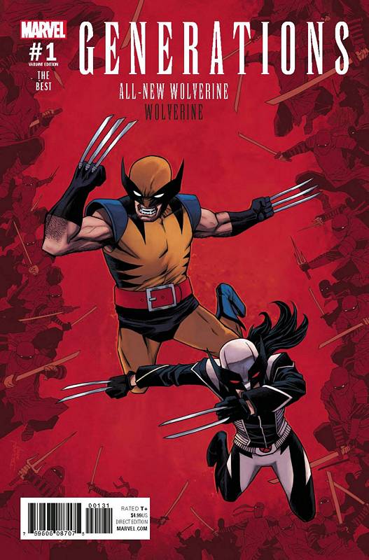 GENERATIONS WOLVERINE & ALL-NEW WOLVERINE #1 1:25 SHALVEY VARIANT