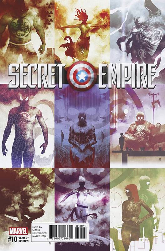 SECRET EMPIRE #10 (OF 9) SORRENTINO HYDRA HEROES VARIANT