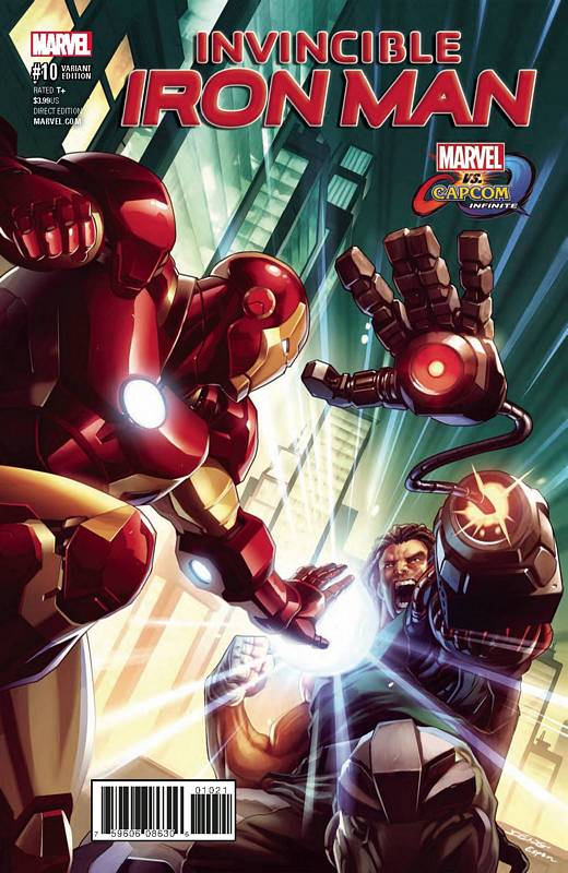 INVINCIBLE IRON MAN #10 MARVEL VS CAPCOM VARIANT