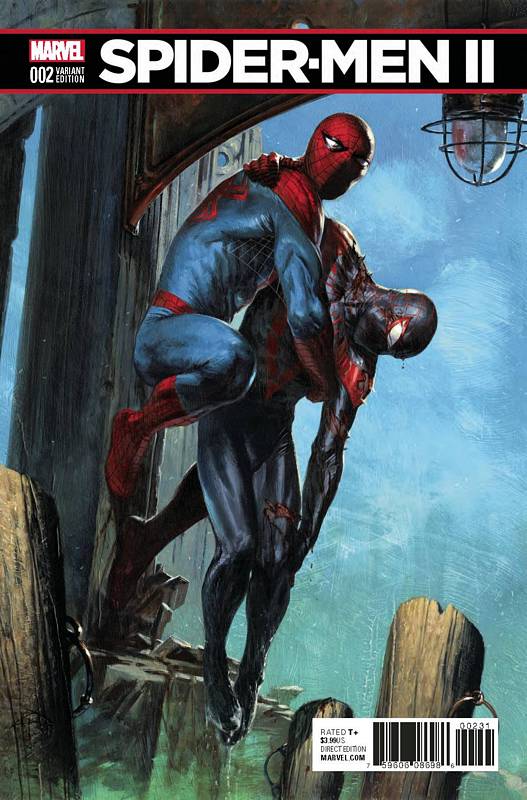 SPIDER-MEN II #2 (OF 5) SAIZ CONNECTING VARIANT B