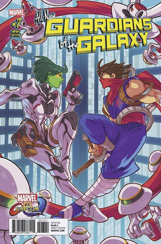 ALL NEW GUARDIANS OF GALAXY #7 MARVEL VS CAPCOM VARIANT