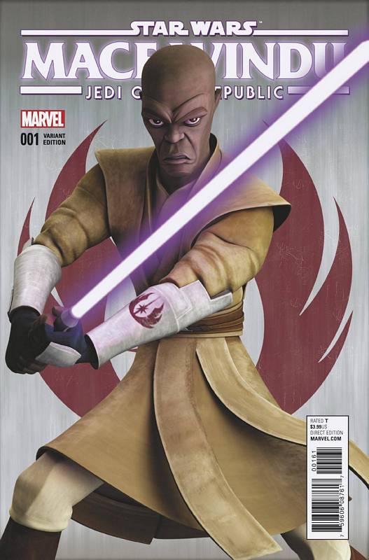 STAR WARS JEDI OF THE REPUBLIC MACE WINDU #1 (OF 5) ANIMATION VARIANT