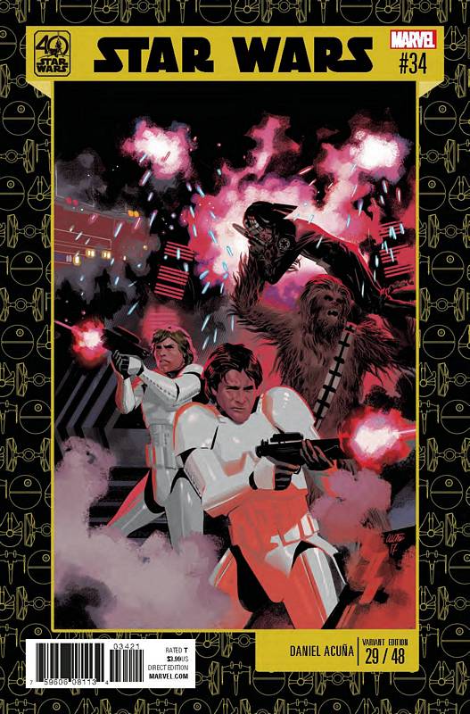 STAR WARS #34 ACUNA STAR WARS 40TH ANNIV VARIANT