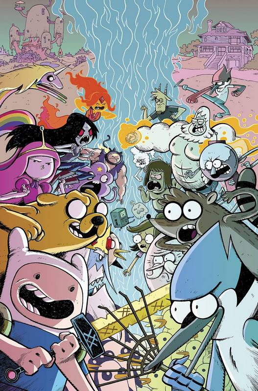 ADVENTURE TIME REGULAR SHOW #1 SUBSCRIPTION CORONA VARIANT