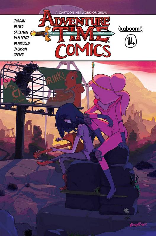 ADVENTURE TIME COMICS #14 SUBSCRIPTION PALMER VARIANT