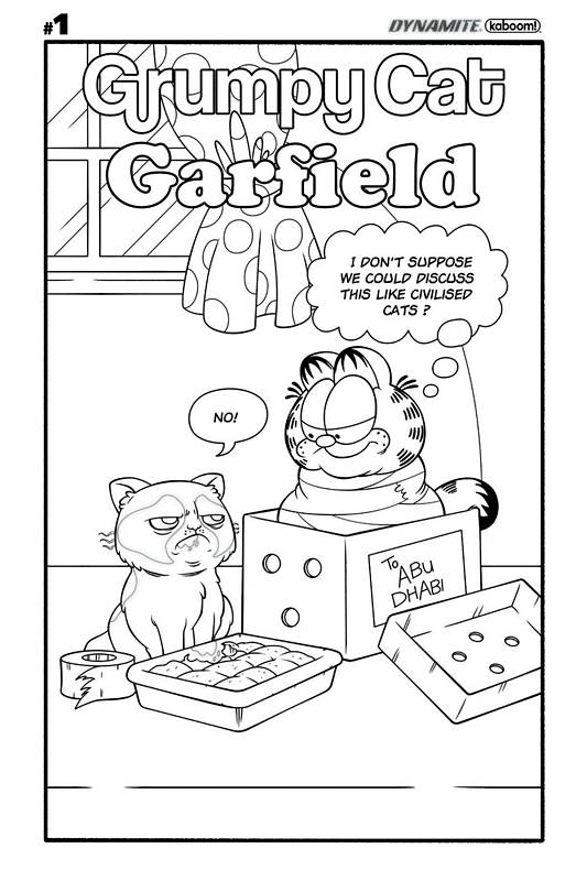 GRUMPY CAT GARFIELD #1 (OF 3) CVR H 1:20MURPHY VARIANT