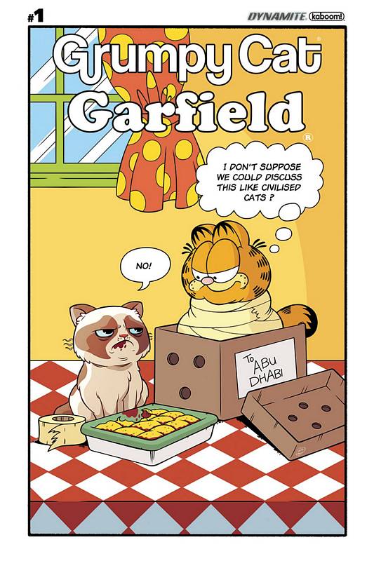 GRUMPY CAT GARFIELD #1 (OF 3) CVR I 1:100 COPY SIGNED VARIANT