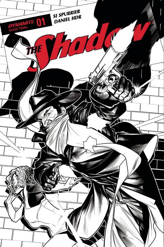 SHADOW #1 CVR G 1:20 COPY PETERSON B&W VARIANT