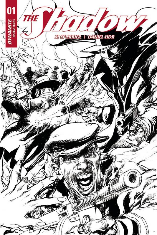 SHADOW #1 CVR H 1:30 COPY ADAMS B&W VARIANT