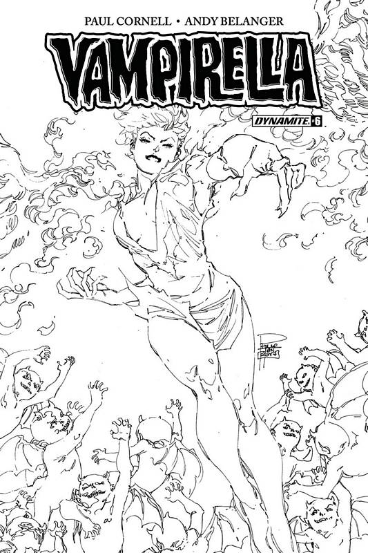 VAMPIRELLA #6 CVR F 1:20 TAN B&W VARIANT