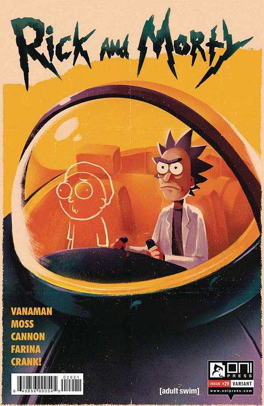 RICK & MORTY #29 INCV VARIANT MOSS