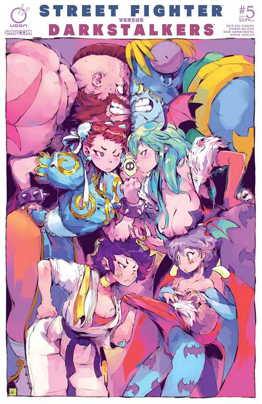 STREET FIGHTER VS DARKSTALKERS #5 (OF 8) CVR B CONFRANCESCO