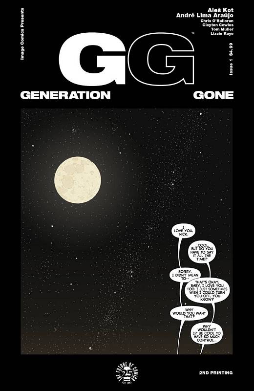 GENERATION GONE #1 2ND PTG