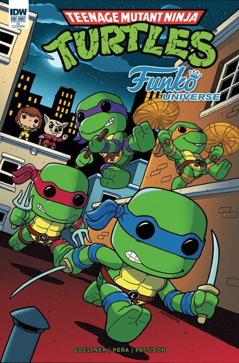 TEENAGE MUTANT NINJA TURTLES FUNKO UNIVERSE 1:25 VARIANT