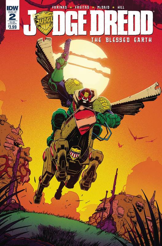 JUDGE DREDD BLESSED EARTH #2 SUBSCRIPTION VARIANT