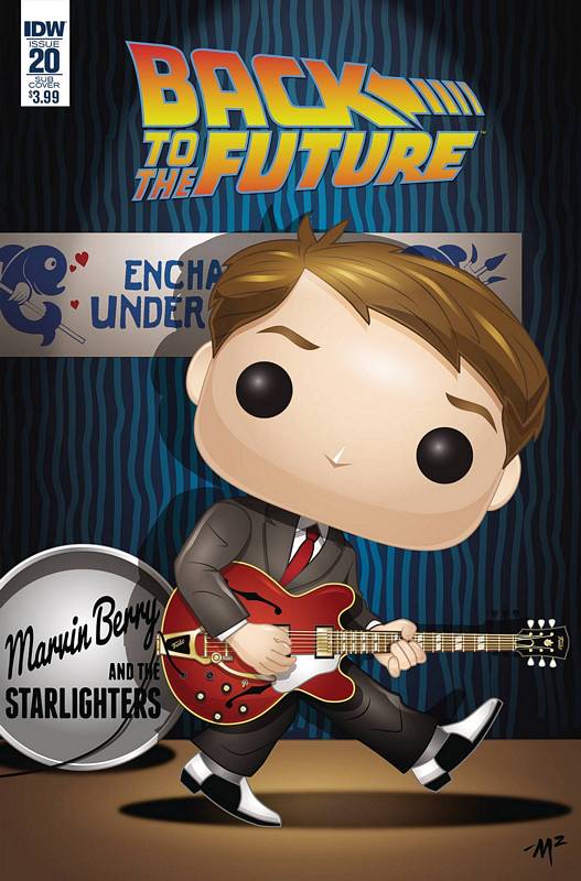 BACK TO THE FUTURE #20 FUNKO ART COVER