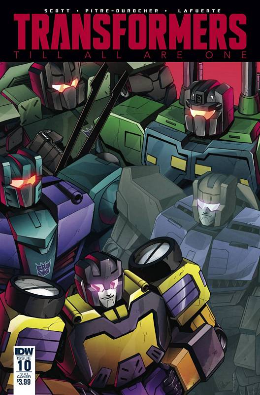 TRANSFORMERS TILL ALL ARE ONE #10 SUBSCRIPTION VARIANT