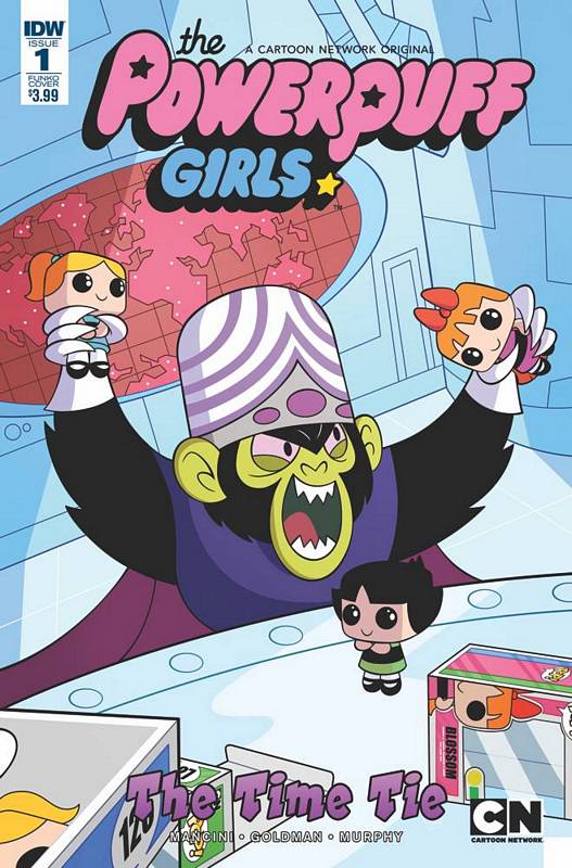 POWERPUFF GIRLS TIME TIE #1 (OF 3) FUNKO ART VARIANT