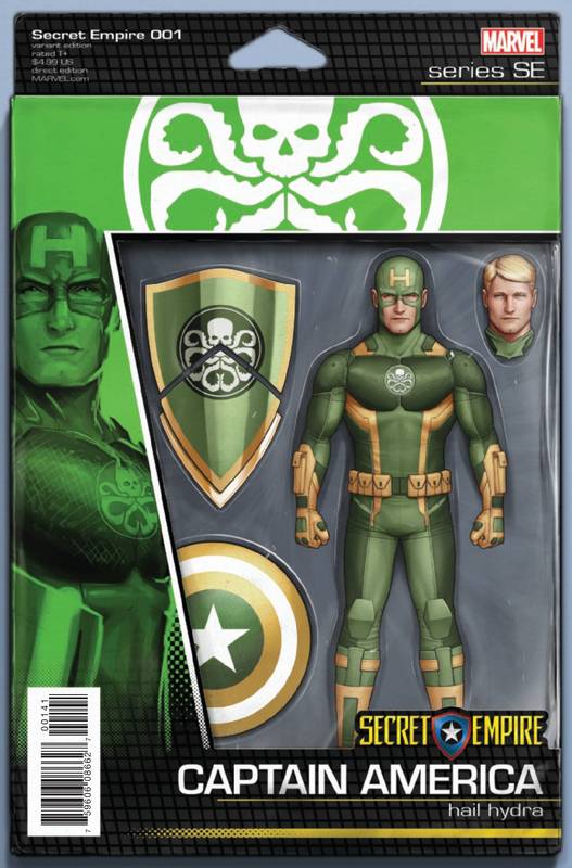 SECRET EMPIRE #1 (OF 9) CHRISTOPHER ACTION FIGURE VARIANT