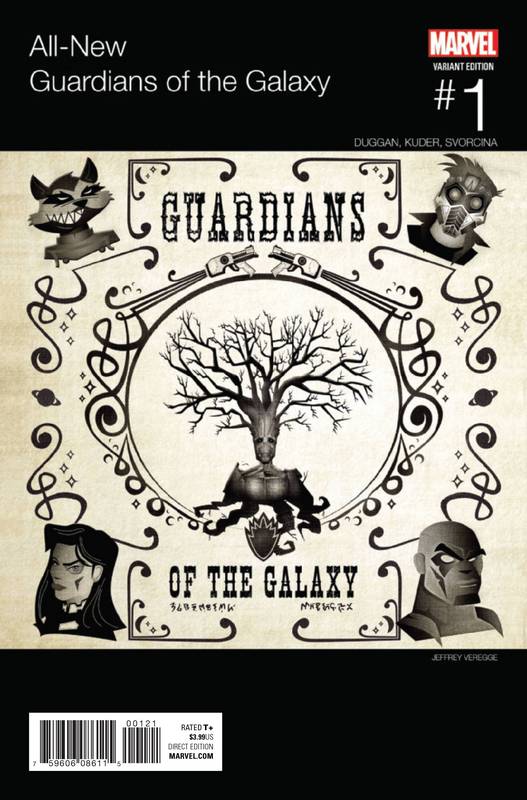 ALL NEW GUARDIANS OF GALAXY #1 VEREGGE HIP HOP VARIANT