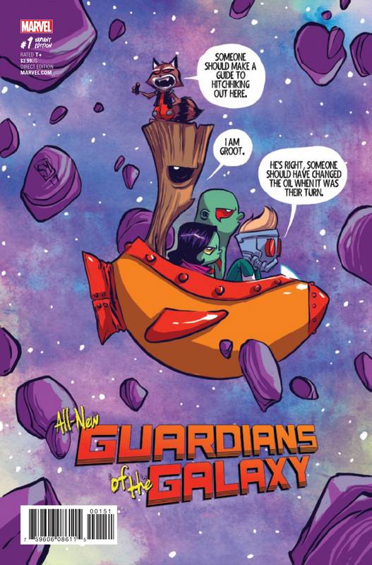 ALL NEW GUARDIANS OF GALAXY #1 YOUNG VARIANT