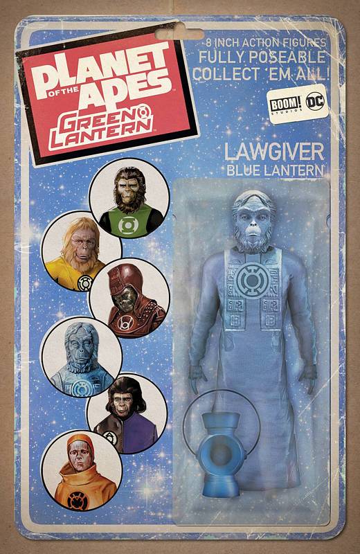 PLANET OF APES GREEN LANTERN #4 UNLOCK ACTION FIGURE VARIANT