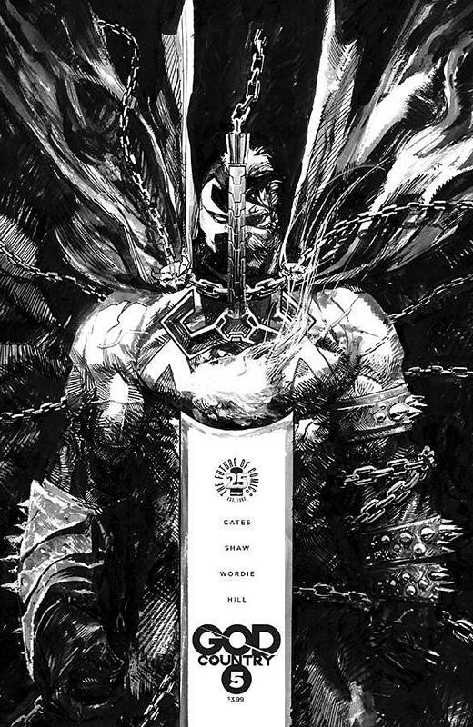 GOD COUNTRY #5 CVR D SPAWN MONTH B&W VARIANT (MR)