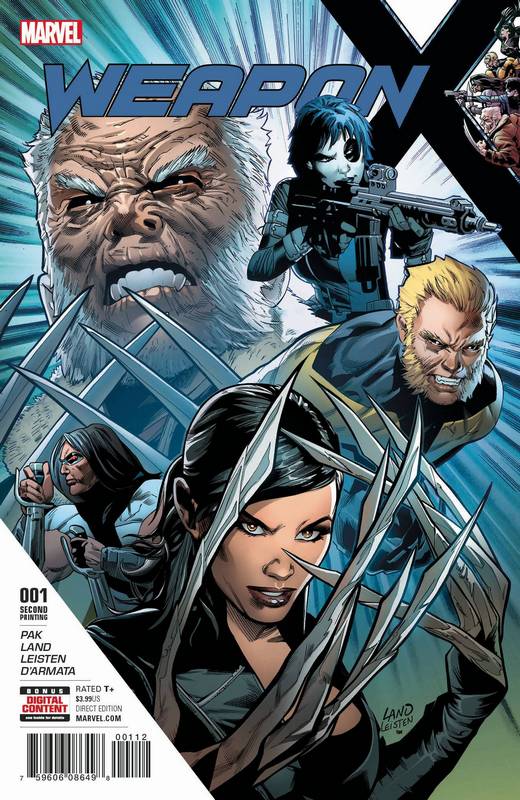 WEAPON X #1 LAND 2ND PTG VARIANT