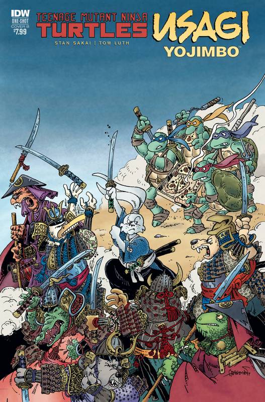 TMNT USAGI YOJIMBO CVR B ARAGONES