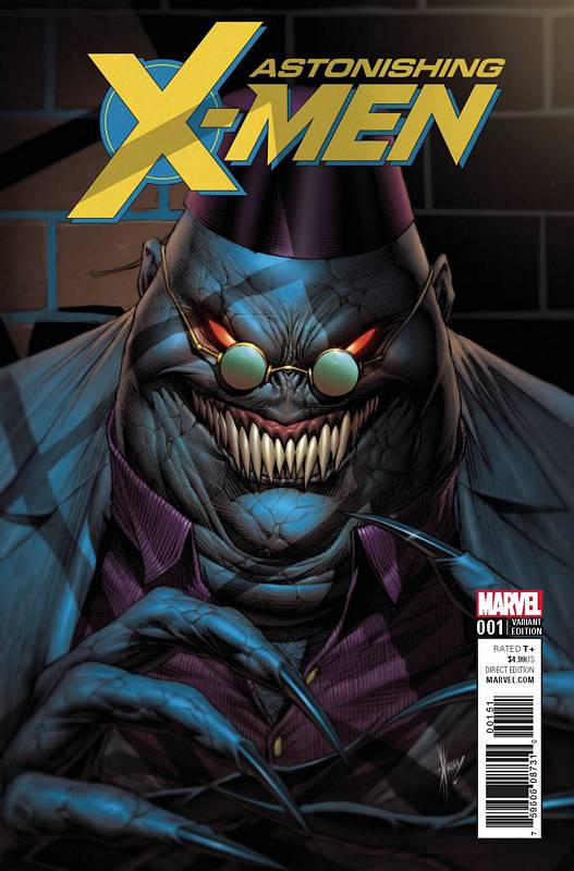 ASTONISHING X-MEN #1 1:25 KEOWN VILLAIN VARIANT