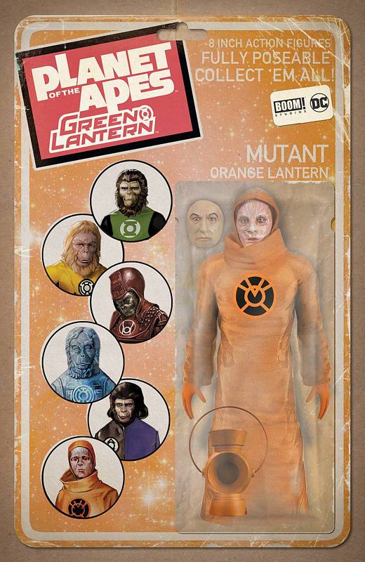 PLANET OF APES GREEN LANTERN #6 UNLOCK VINTAGE FIGURE VARIANT