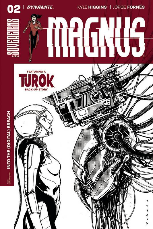 MAGNUS #2 CVR D 1:20 COPY FORNES B&W VARIANT