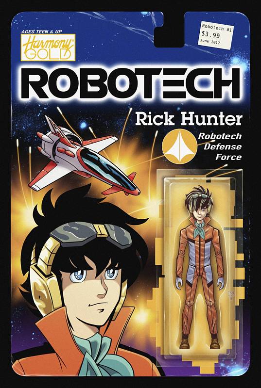 ROBOTECH #1 CVR C SHEDD ACTION FIGURE VARIANT