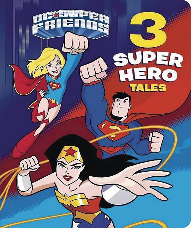 DC SUPER FRIENDS 3 SUPER HERO TALES BOARD BOOK