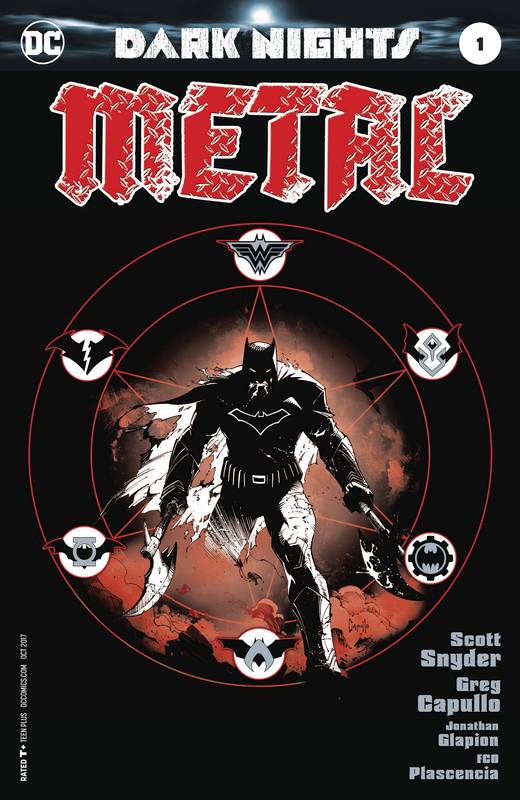 DARK NIGHTS METAL #1 (OF 6) B&W MIDNIGHT RELEASE VARIANT B (VF)