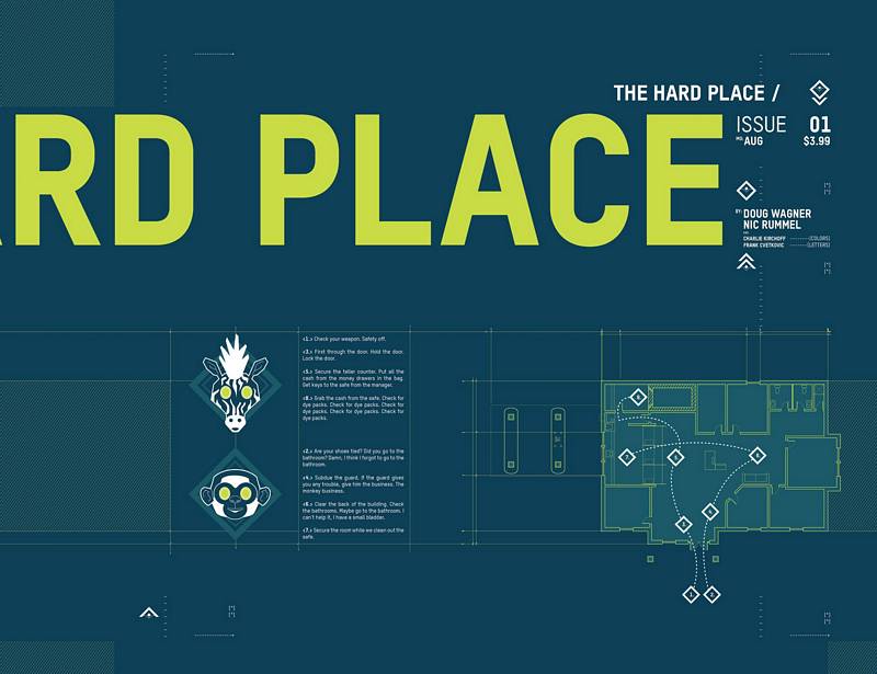 HARD PLACE #1 (OF 5) CVR D HICKMAN CVR MONTH (MR)