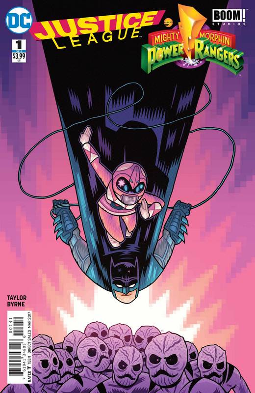 JUSTICE LEAGUE POWER RANGERS #1 (OF 6) BATMAN PINK RANGER VARIANT ED