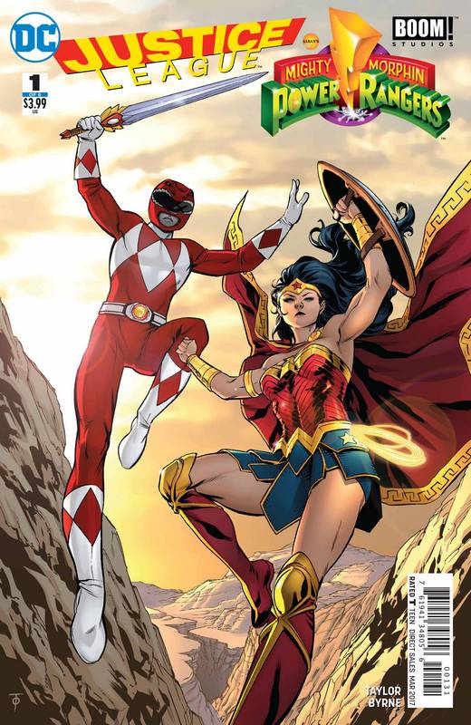 JUSTICE LEAGUE POWER RANGERS #1 (OF 6) WONDER WOMAN RED RANGER VARIANT ED