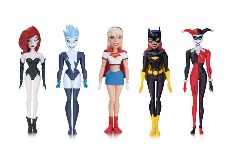 BATMAN ANIMATED NBA GIRLS NIGHT OUT ACTION FIGURE5 PACK