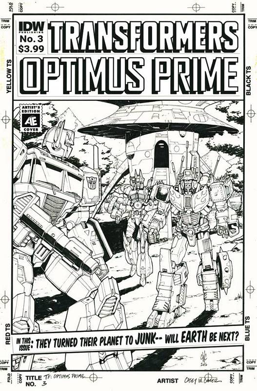 OPTIMUS PRIME #3 ARTIST ED VARIANT