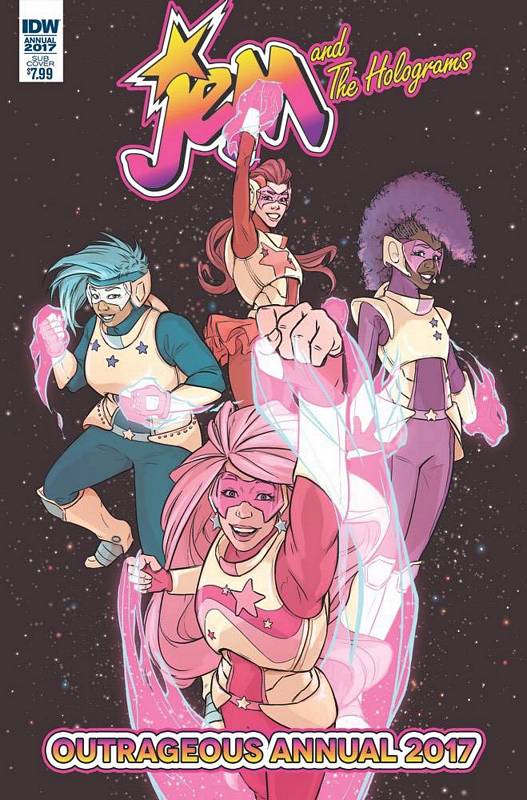 JEM & THE HOLOGRAMS ANNUAL 2017 SUBSCRIPTION VARIANT