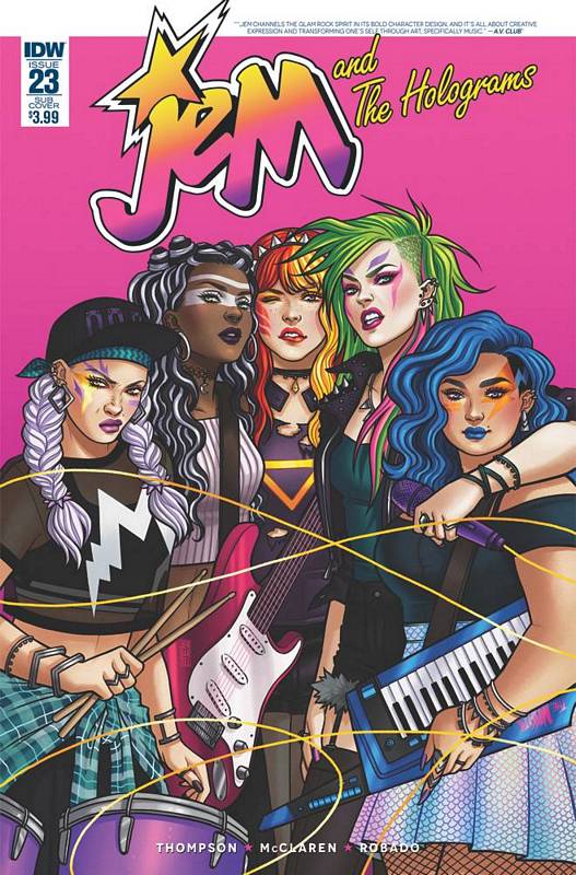 JEM & THE HOLOGRAMS #23 SUBSCRIPTION VARIANT