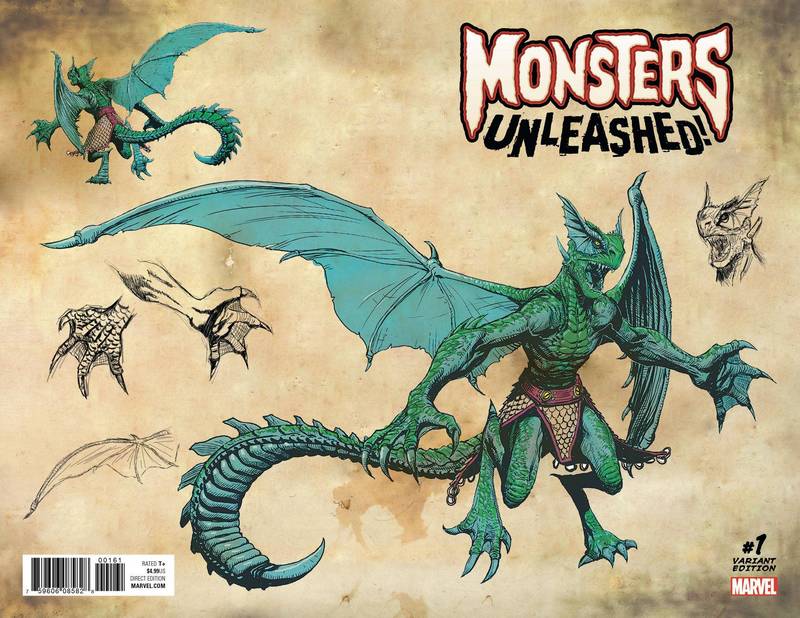 MONSTERS UNLEASHED #1 (OF 5) NEW MONSTER VARIANT