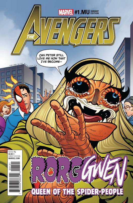 AVENGERS #1.MU GEWNSTER UNLESAHED VARIANT