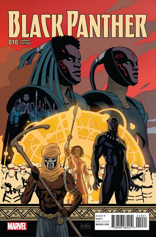 BLACK PANTHER #10 RIVERA CONNECTING F VARIANT