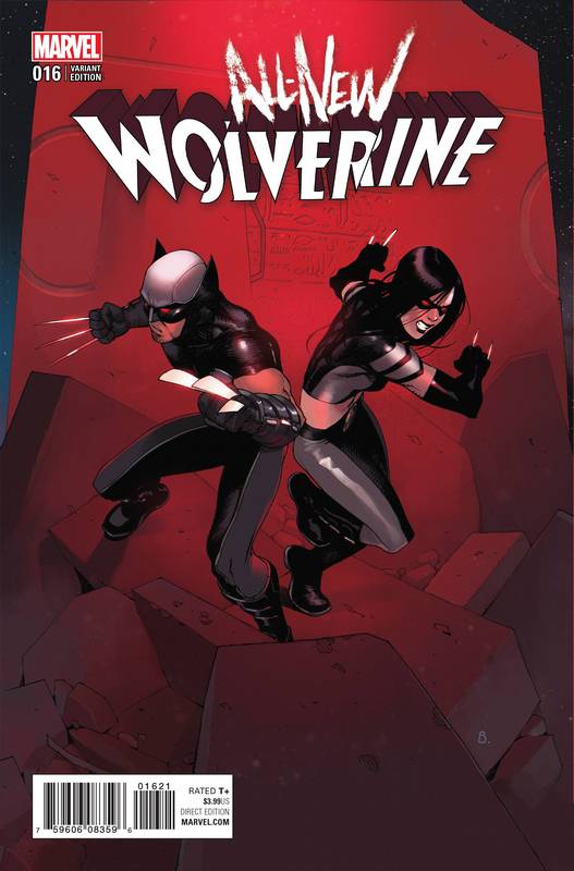 ALL NEW WOLVERINE #16 BENGAL CONNECTING D VARIANT