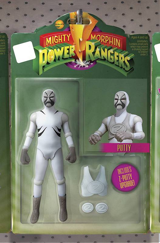 MIGHTY MORPHIN POWER RANGERS #11 UNLOCK ACTION FIGURE VARIANT