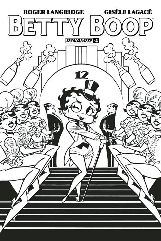 BETTY BOOP #4 (OF 4) CVR C 1:15 BONE B&W VARIANT