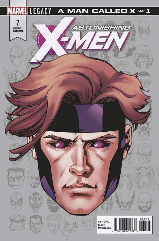 ASTONISHING X-MEN #7 1:10 MCKONE LEGACY HEADSHOT VARIANT LEG